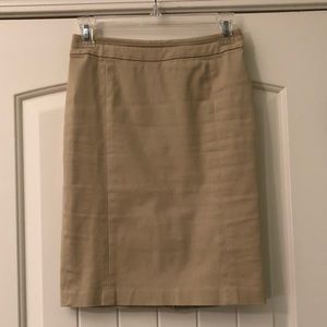 H&M Khaki Pencil Skirt- sz 4